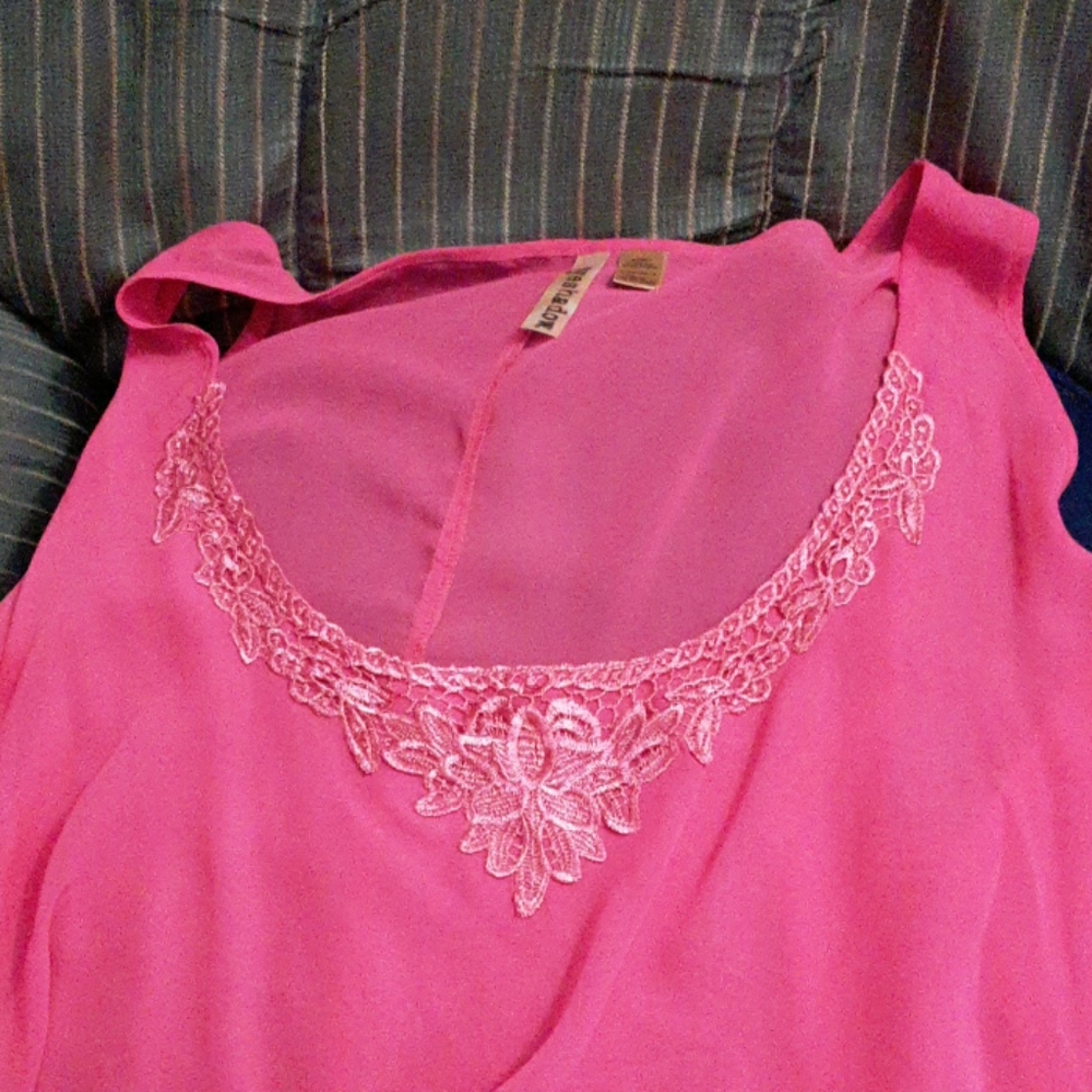 Sheer Pink Top - Picture 2 of 3